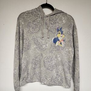 Disney Parks Forever Collection By Junk Food Gray Thumper Womens Hoodie Size M